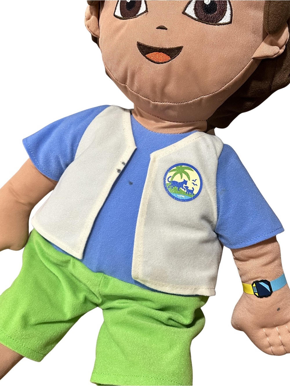 Go Diego Go Jumbo Plush Stuffed Doll 24" Large 2006 Fisher Price Nick Jr. - Picture 3 of 6